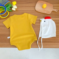 Load image into Gallery viewer, Baby Girls Boys Letters Animals Cartoon Print Rompers Accessories Hats Wholesale 220518412

