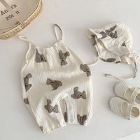 Load image into Gallery viewer, Baby Girls Boys Animals Cartoon Print Jumpsuits Wholesale 220518413
