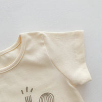 Load image into Gallery viewer, Baby Girls Boys Letters Checked Cartoon Print Rompers Baby Bibs Accessories Hats Wholesale 220518425
