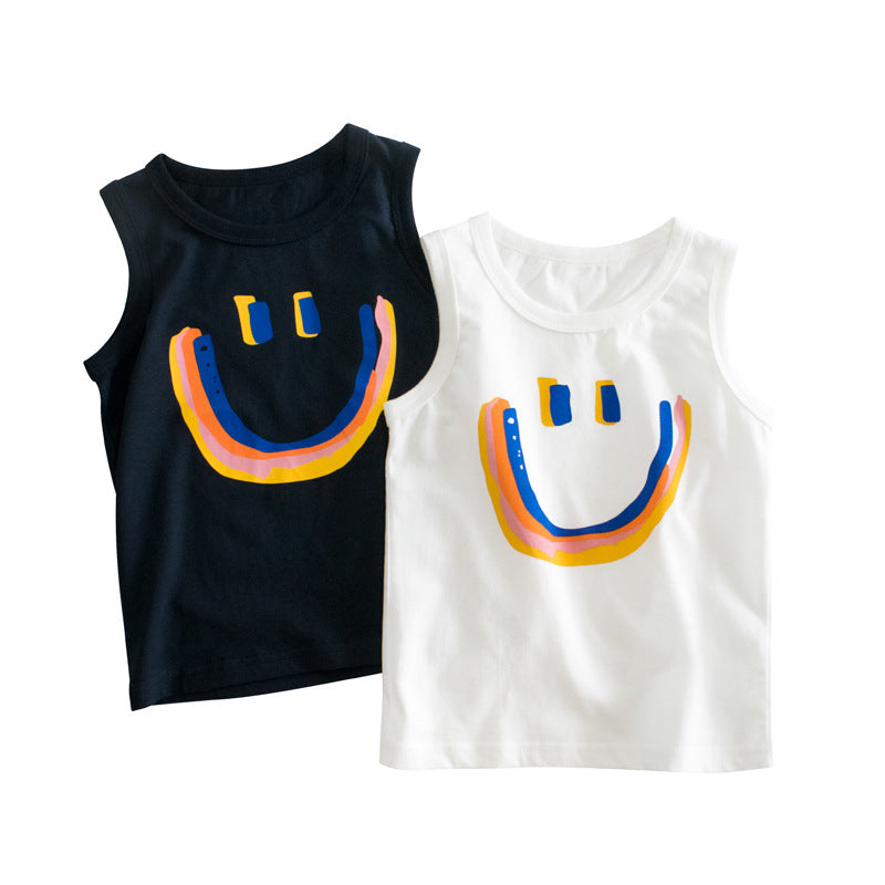 Baby Kid Boys Expression Tank Tops Wholesale 220518470