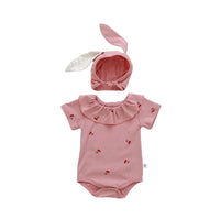 Load image into Gallery viewer, Baby Girls Fruit Print Rompers Wholesale 220518473

