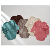 Load image into Gallery viewer, Baby Unisex Solid Color Rompers Wholesale 22051853
