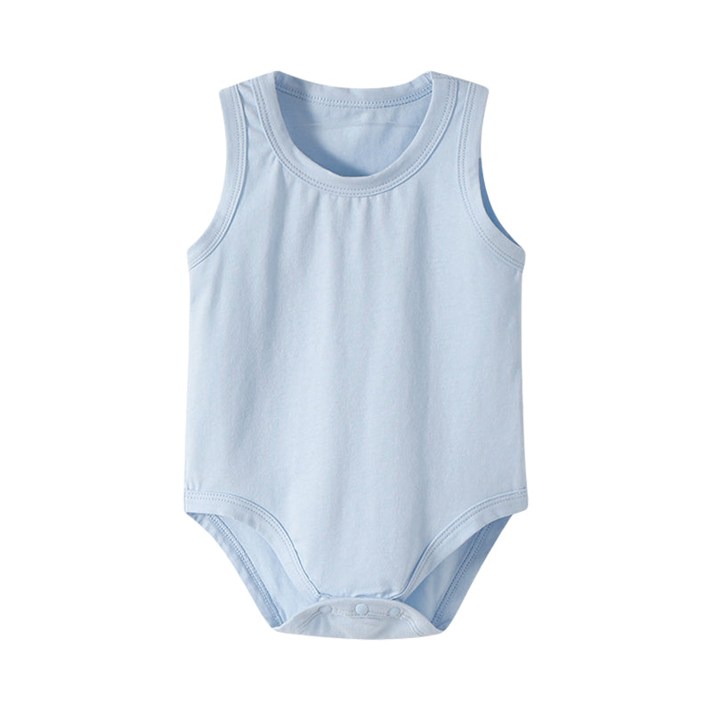 Baby Unisex Solid Color Rompers Wholesale 22051872