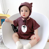 Load image into Gallery viewer, Baby Unisex Animals Cartoon Print Rompers Wholesale 22051880
