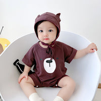 Load image into Gallery viewer, Baby Unisex Animals Cartoon Print Rompers Wholesale 22051880
