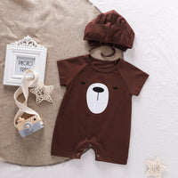 Load image into Gallery viewer, Baby Unisex Animals Cartoon Print Rompers Wholesale 22051880
