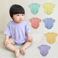Load image into Gallery viewer, Baby Unisex Solid Color Rompers Wholesale 22051881
