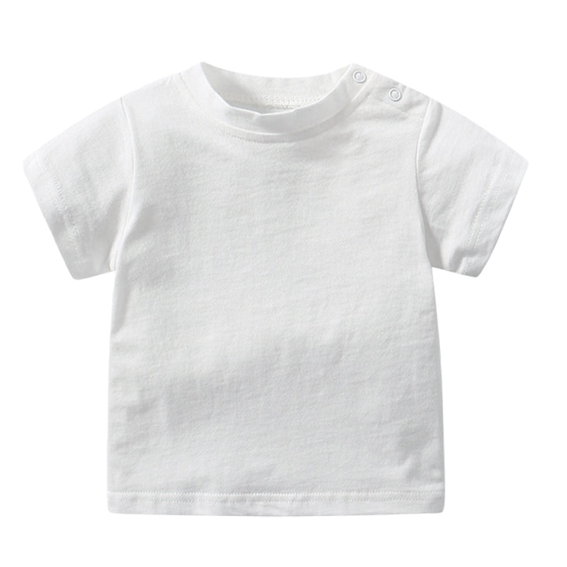 Baby Girls Boys Solid Color T-Shirts Wholesale 22051887