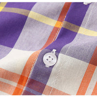 Load image into Gallery viewer, Baby Kid Boys Color-blocking Checked Shirts Wholesale 220524100
