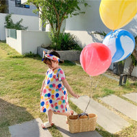 Load image into Gallery viewer, Kid Girls Print Dresses Wholesale 220524113
