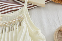 Load image into Gallery viewer, 2 Pieces Set Kid Girls Solid Color Tank Tops And Pants Wholesale 220524120
