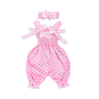 Load image into Gallery viewer, Baby Girls Flower Leopard Polka dots Plant Print Rompers Wholesale 22052415
