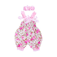 Load image into Gallery viewer, Baby Girls Flower Leopard Polka dots Plant Print Rompers Wholesale 22052415
