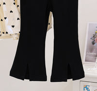 Load image into Gallery viewer, 2 Pieces Set Kid Girls Love heart Print Blouses And Bow Pants Wholesale 220524167
