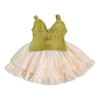 Load image into Gallery viewer, 2 Pieces Set Kid Girls Solid Color Tank Tops And Skirts Wholesale 220524183
