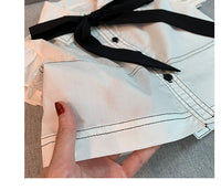 Load image into Gallery viewer, 2 Pieces Set Baby Kid Girls Bow Tops And Solid Color Shorts Wholesale 220524186
