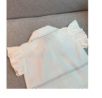 Load image into Gallery viewer, 2 Pieces Set Baby Kid Girls Bow Tops And Solid Color Shorts Wholesale 220524186
