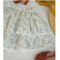 Load image into Gallery viewer, 2 Pieces Set Baby Kid Girls Solid Color T-Shirts Flower And Lace Shorts Wholesale 220524191
