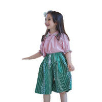 Load image into Gallery viewer, 2 Pieces Set Baby Kid Girls Embroidered Print Tops And Pants Wholesale 220524192

