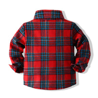 Load image into Gallery viewer, Baby Kid Boys Checked Shirts Wholesale 220524197
