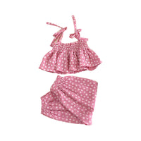 Load image into Gallery viewer, 2 Pieces Set Baby Kid Girls Flower Tank Tops And Pants Wholesale 220524199
