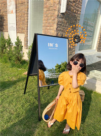 Load image into Gallery viewer, 2 Pieces Set Baby Kid Girls Solid Color Blouses And Skirts Wholesale 220524202
