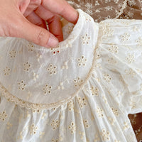 Load image into Gallery viewer, Baby Girls Flower Embroidered Rompers Wholesale 220524209
