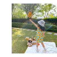 Load image into Gallery viewer, Kid Girls Flower Print Dresses Wholesale 220524214
