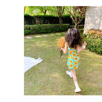 Load image into Gallery viewer, Kid Girls Flower Print Dresses Wholesale 220524214
