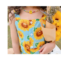 Load image into Gallery viewer, Kid Girls Flower Print Dresses Wholesale 220524214
