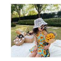 Load image into Gallery viewer, Kid Girls Flower Print Dresses Wholesale 220524214

