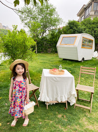 Load image into Gallery viewer, Kid Girls Flower Print Dresses Wholesale 220524215
