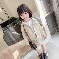 Load image into Gallery viewer, 2 Pieces Set Kid Girls Solid Color Jackets&amp;Outwears And Skirts Wholesale 220524219
