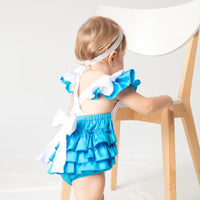 Load image into Gallery viewer, Baby Girls Color-blocking Rompers And Accessories Headwear Wholesale 22052422
