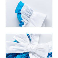 Load image into Gallery viewer, Baby Girls Color-blocking Rompers And Accessories Headwear Wholesale 22052422
