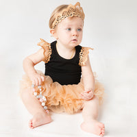 Load image into Gallery viewer, 3 Pieces Set Baby Girls Rompers And Solid Color Bow Skirts And Headwear Wholesale 22052423
