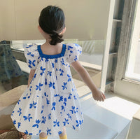 Load image into Gallery viewer, Baby Kid Girls Butterfly Print Dresses Wholesale 220524230

