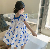 Load image into Gallery viewer, Baby Kid Girls Butterfly Print Dresses Wholesale 220524230
