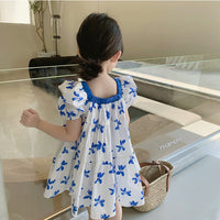 Load image into Gallery viewer, Baby Kid Girls Butterfly Print Dresses Wholesale 220524230
