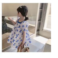 Load image into Gallery viewer, Baby Kid Girls Butterfly Print Dresses Wholesale 220524230
