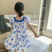 Load image into Gallery viewer, Baby Kid Girls Butterfly Print Dresses Wholesale 220524230
