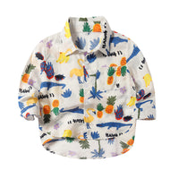 Load image into Gallery viewer, Baby Kid Boys Animals Cartoon Print Shirts Wholesale 220524233
