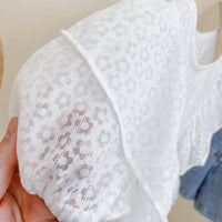 Load image into Gallery viewer, 2 Pieces Set Kid Girls Solid Color Tops And Shorts Wholesale 220524239
