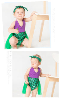 Load image into Gallery viewer, Baby Girls Embroidered Print Rompers And Accessories Headwear Wholesale 22052424
