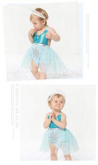 Load image into Gallery viewer, Baby Girls Embroidered Print Rompers And Accessories Headwear Wholesale 22052424
