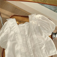 Load image into Gallery viewer, 2 Pieces Set Baby Kid Girls Solid Color Blouses And Shorts Wholesale 220524240
