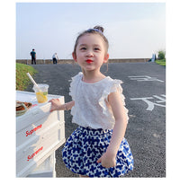 Load image into Gallery viewer, 2 Pieces Set Baby Kid Girls Solid Color Tank Tops And Shorts Wholesale 220524241
