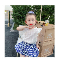 Load image into Gallery viewer, 2 Pieces Set Baby Kid Girls Solid Color Tank Tops And Shorts Wholesale 220524241
