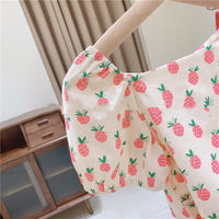 Load image into Gallery viewer, 2 Pieces Set Baby Kid Girls Fruit Print Tops And Solid Color Pants Wholesale 220524247

