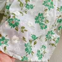 Load image into Gallery viewer, 2 Pieces Set Baby Kid Girls Flower Print Tops And Solid Color Skirts Wholesale 220524249
